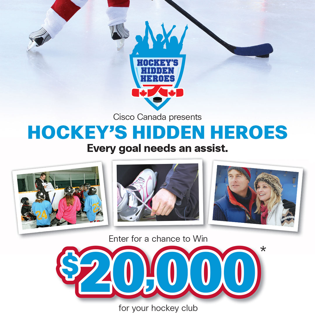 Cisco Hockey's Hidden Heroes poster